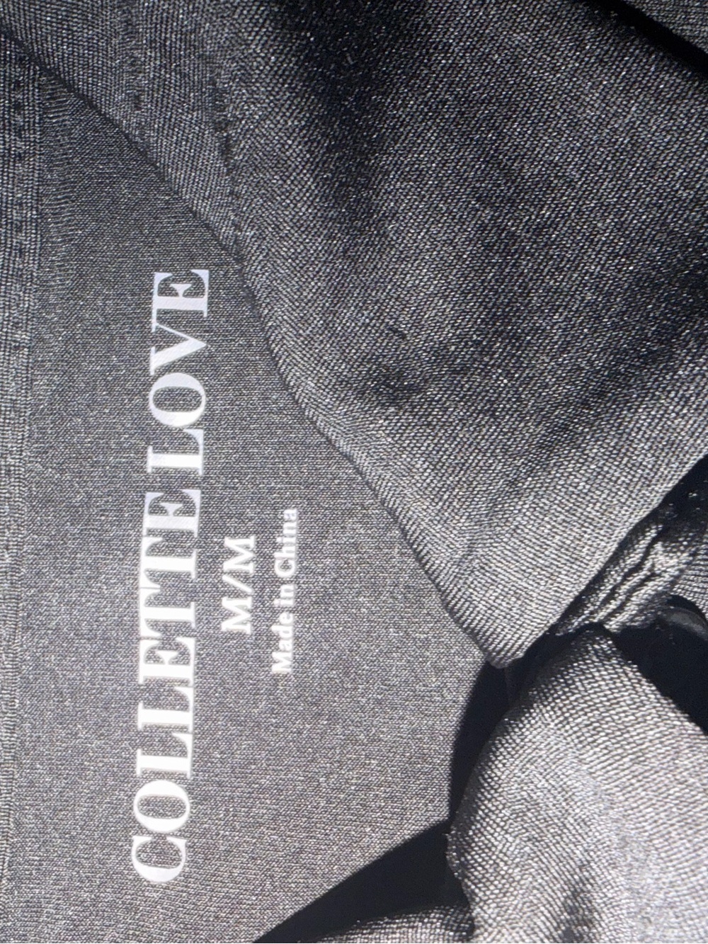 Polo shirt Collette Love Black Sleeveless Quick Dry Stretch M NWOT - Picture 7 of 8